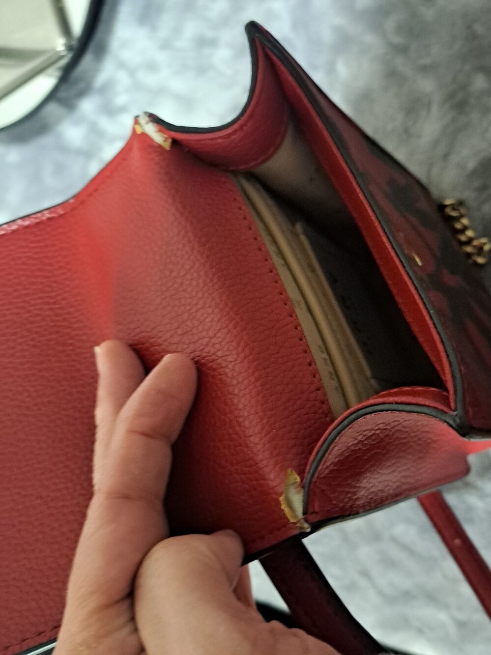 DKNY Elissa North South Mini Crossbody Bsg EUC - Picture 9 of 15